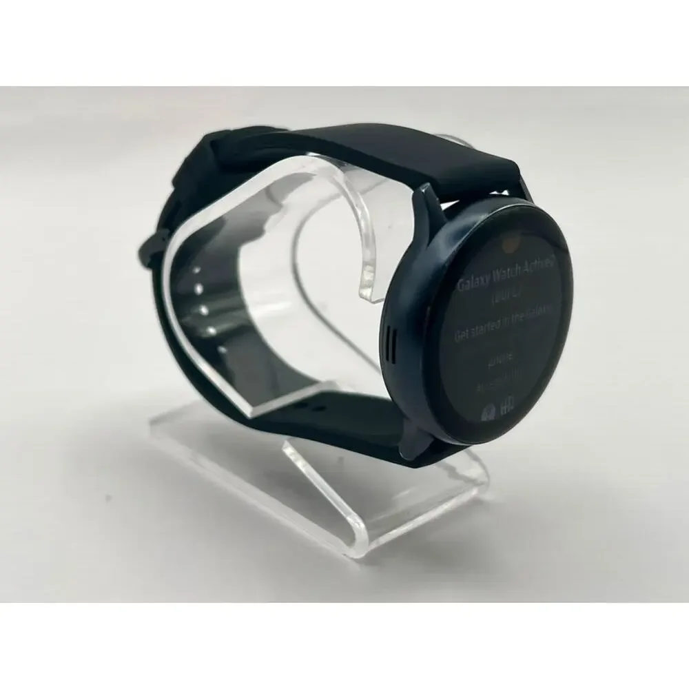 Samsung Galaxy Watch Active 2 SM-R830 40mm Dark Blue Dial Black Band Used 4gb Un